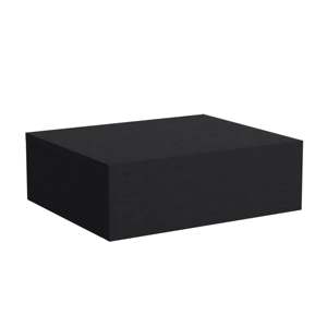 Milano Floating Nightstand Black Wall Mounted With <b>Drawer</b> Bedroom <b>Side</b> <b>Table</b> - Product Image 2