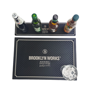 Custom Logo <b>Silicone</b> Bar <b>Mat</b> Rubber Service <b>Mat</b> Non Slip Drip Tray Bar Runner Spill Proof Countertop <b>Mat</b> for Bottles Coasters - Product Image 6
