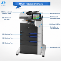 Printer Laser Multifungsi Warna Seri M775 A3 MFP Cetak Salin Pindai Faks untuk HP LaserJet Enterprise 700 M775dn M775f M775z