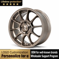 Rines de Aluminio VEROS 4x100 5x120 5x112 5x1143 de 15 y 16 Pulgadas para Autos de Pasajeros GR