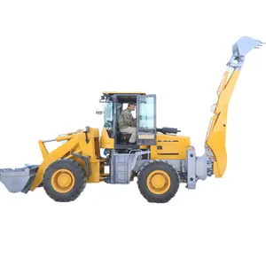 Compact Backhoe Tractor Loader Backhoe 3 Ton 2.5 Ton Backhoe Loader With Air Condition