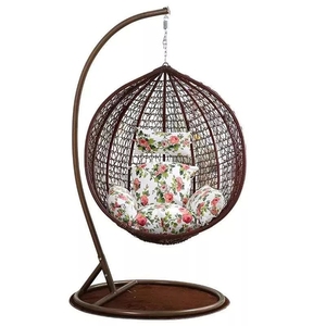 Muebles de exterior para ocio, <span class=keywords><strong>hamaca</strong></span> colgante de mimbre para jardín, columpio para patio, silla de huevo - Product Image 1