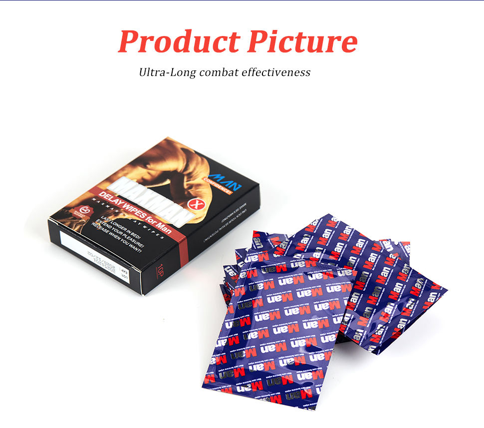 ผ้าเช็ดทำความสะอาดล่าช้าชาย maxman