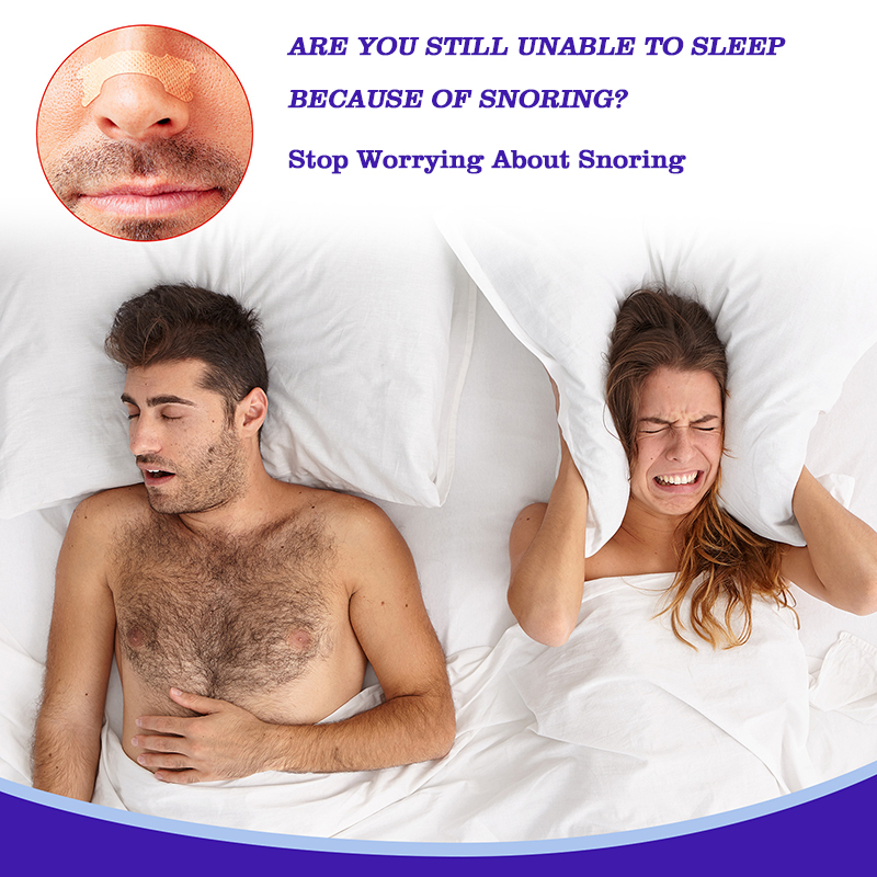 2022 hot products customized anti snoring nasal strips to breathe better breathe easy