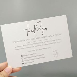 Custom Printing Postcard Thank You <b>Card</b> with logo the Best Quantity <b>Cards</b>. - Product Image 4