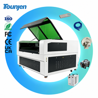 Machine de découpe et gravure laser CO2 1610, 1600x1000mm, refroidissement par eau, pour le traitement du bois et de la pierre grand format, compatible LAS/DST