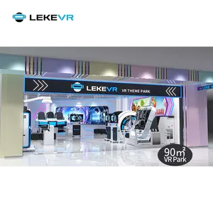 LEKE VR New Business Opportunity Interactive One Stop VR Park Solution Simulator 25-400M2 Virtual Reality Hardware