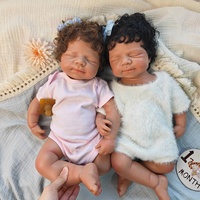 Poupées Reborn en Silicone de 20 pouces, Réalistes, Nouveau-né, Bouche Ouverte, Modèle Pascale, Anatomiquement Correctes, Fille/Garçon, avec Cheveux, pour Vente au Détail en Magasin