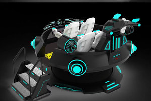 Silla de Cine VR con Rotación de 360 Grados, Simulador 9D de Realidad Virtual UFO, Educativo, para Escuelas, Parques de Diversiones Interiores, Centros Comerciales - Product Image 3