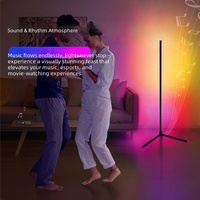 Lampes de sol LED RGB modernes avec télécommande pour le salon, les meubles et la décoration