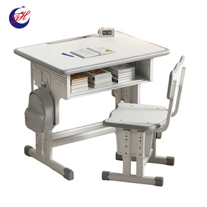 Muebles <span class=keywords><strong>Escolares</strong></span> Modernos de Metal, Duraderos, Ajustables en Altura, Conjuntos <span class=keywords><strong>Escolares</strong></span> para Niños, Mesas y Sillas para Primaria, Conjunto de Escritorio y Silla - Product Image 2