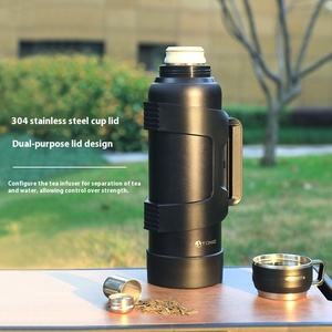 2.5L 316 Stainless Steel Travel <strong>Thermos</strong> with <strong>Tea</strong> Infuser Design for Outdoor Use All Seasons - Product Image 3