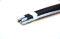 Cables de caída de servicio agrupados aéreos PE/XLPE Cable ABC de bajo voltaje aislado Conductor AAC/AAAC/ACSR