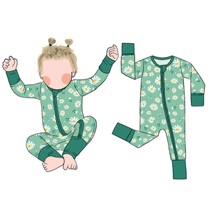 Piyama Bayi Lengan Panjang Little Glow Kid Harga Grosir Model Baru Lembut dan Ramah Kulit Piyama Bayi Baru Lahir - Product Image 5
