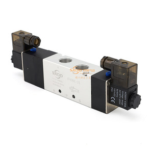 Vanne solénoïde 3 positions 5 voies SXQD 4V430C 15 AC220V pour commande de cylindre pneumatique - Product Image 1