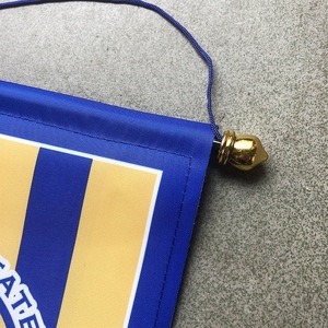 ธงตกแต่งสำหรับแลกเปลี่ยน บราซิล อาร์เจนตินา ฝรั่งเศส เนเธอร์แลนด์ อิตาลี โปรตุเกส ธงกำมะหยี่ลายพีชสกินรูปห้าเหลี่ยม - Product Image 3