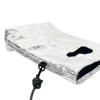 Sac fourre-tout en papier tyvek spécial tyvek brillant argenté sac fourre-tout en papier dupont avec bandoulière