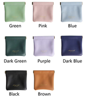 Ventes chaudes, petite trousse de toilette simple et élégante, en cuir souple de luxe, logo personnalisé, trousse de rangement pour les voyages