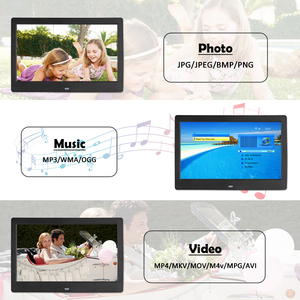 7 8 10 inch Khung ảnh kỹ thuật số với vật liệu acrylic MP4 vòng lặp <span class=keywords><strong>video</strong></span> & hình ảnh phát lại chức năng đồng hồ <span class=keywords><strong>video</strong></span> máy nghe nhạc quảng cáo - Product Image 3