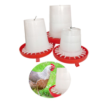 Mangeoires automatiques YYX LM107 pour poulets de chair, poules pondeuses et canards, avec pieds réglables, conteneur de nourriture pour volailles pour élevages avicoles