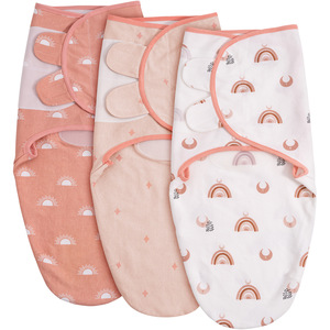 100% Cotton Sleeveless Swaddle Wrap <strong>for</strong> Baby <strong>Sleeping</strong> <strong>Bag</strong> with Hook Loop Moisture Wicking <strong>for</strong> Newborns Baby Swaddle Sleep Sack - Product Image 1