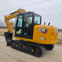 Excavatrice sur chenilles hydraulique Caterpillar CAT 308 d'occasion de 8 tonnes avec pince, prix compétitif, importée du Japon, à vendre