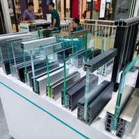 Système de garde-corps en verre sans cadre en aluminium View Mate Villa avec profilé en U pour escaliers et balcons, résistant à l'eau et à la rouille
