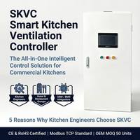 Panneau de commande de purificateur d'air intelligent pour armoire, économie d'énergie, contrôle de vitesse VFD, surveillance à distance par ordinateur et web