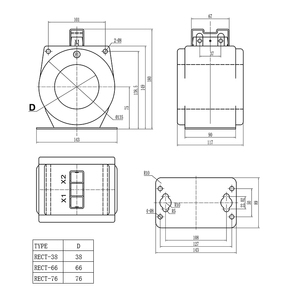 RECT-78A 600/5A <span class=keywords><strong>BIL</strong></span> 10kV ad alta precisione classe 0.3/0.5 di misurazione CT corrente di rilevamento trasformatori - Product Image 5