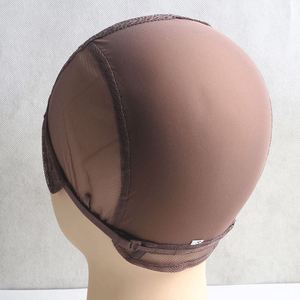 100 piezas de negro/Rubio/marrón oscuro/marrón ajustable ventilado peluca <span class=keywords><strong>tapas</strong></span> para hacer pelucas - Product Image 3