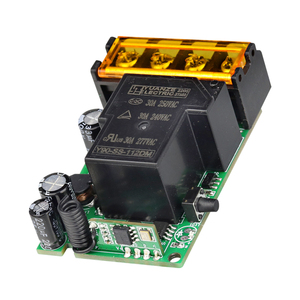 433Mhz DC12V-80V 30A 1CH Relay RF Receiver không dây điều khiển từ xa chuyển transmitter cho cổng nhà để xe động cơ rèm làm bằng nhựa - Product Image 6