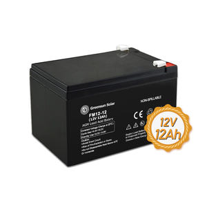 充電式太陽電池12v12ah鉛蓄電池 - Product Image 1