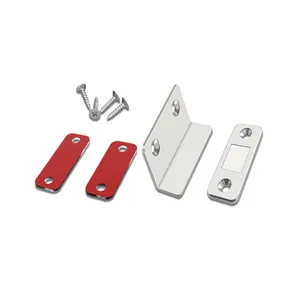 重型磁性门扣、钢制薄磁铁闩锁、滑动门用强橱柜磁铁五金
