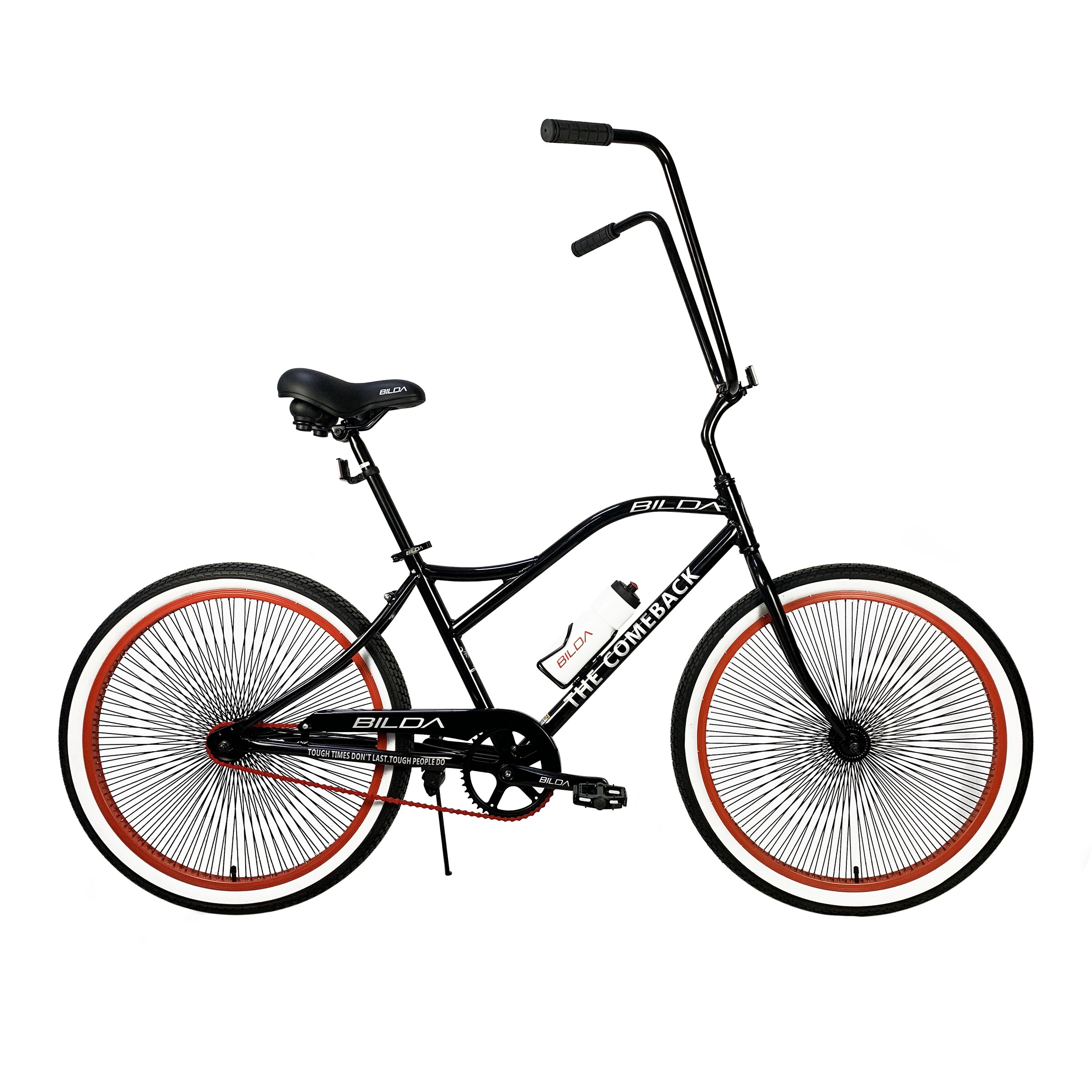 Popular 26 Inch Beach Cruiser Bicycle Retro Single Speed Coaster