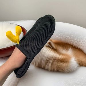 24cm <b>Large</b> Electrostatic Hair Removal Gloves Household Two-Way Bristle Removal Cleaning Pet Cleaning Grooming - Product Image 6