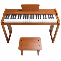 Piano numérique compact à 49 touches, livraison rapide, logo personnalisé, idéal pour la pratique à domicile, en stock, vente chaude