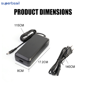 Chargeur pour vélo électrique <span class=keywords><strong>ENGWE</strong></span> M20 L20 <span class=keywords><strong>X26</strong></span> P26, chargeur 54.6V 3A, chargeur de batterie DC5.5*2.1, chargeur pour vélo électrique <span class=keywords><strong>Engwe</strong></span> - Product Image 2
