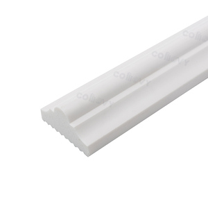 Comovy PS Ốp chân tường dòng sơn lót màu trắng chống vết bẩn ván chân tường đúc cho bọt trang trí Nhựa cornice đúc - Product Image 2