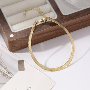 En gros <span class=keywords><strong>Pas</strong></span> <span class=keywords><strong>Cher</strong></span> <span class=keywords><strong>Mori</strong></span> Système Simple Exquis Serpent Os Chaîne Titane Acier Cheville Chaîne Femme Mode Tempérament Bracelet - Product Image 1