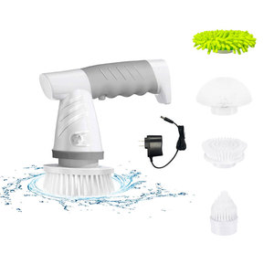 Xách Tay Có Thể Sạc Lại Điện Công Cụ Nhà Bếp Nhiệm Vụ Nặng Nề Món Ăn Điện Quay Scrubber Làm Sạch Bàn Chải Nhà Làm Sạch Sản Phẩm - Product Image 6