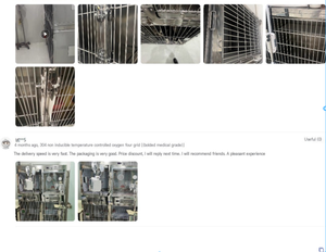 Cage vétérinaire de soins intensifs personnalisable avec moniteur numérique pour usage en clinique vétérinaire - Product Image 3