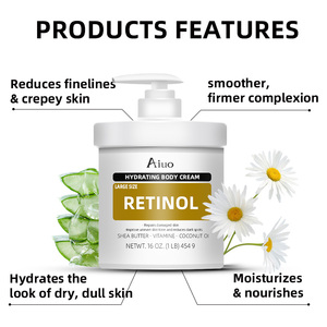 Loción corporal de etiqueta privada Blanqueamiento Iluminador Suave Reducir líneas finas Hidratante iluminador antienvejecimiento Crema corporal con retinol - Product Image 2
