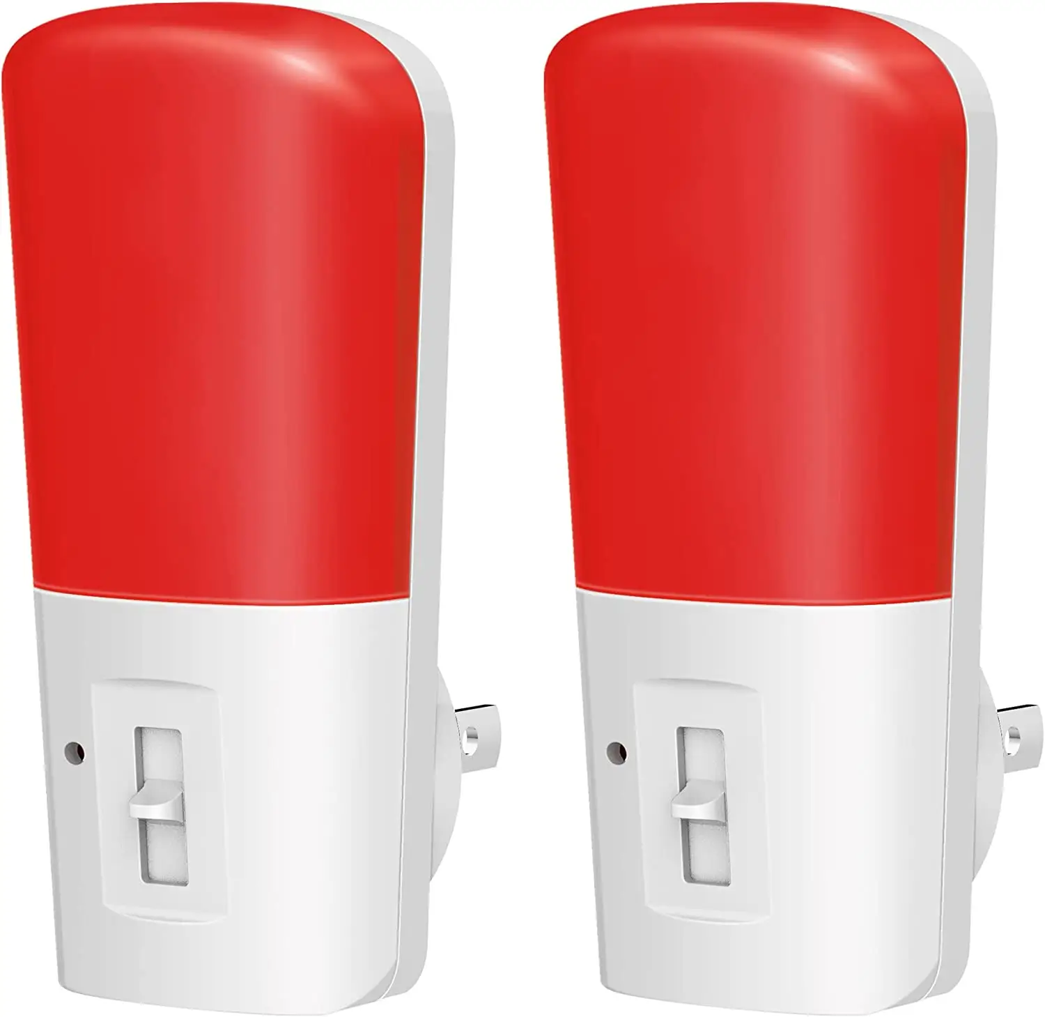 Soft Red Color Dimmable Brightness 1 Watt Energy Saving Light Sensor Plug In Type LED Night Light Lamp