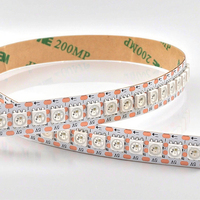 Tira de LED RGB WS2813/144led/M DC5V IP20, cuerpo de cobre