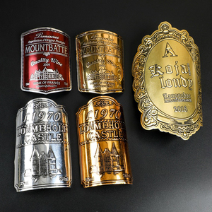 Fabricación personalizada etiqueta de material de resina 3D con logotipo al por mayor personalizado de alta calidad autoadhesivo personal vino tinto <span class=keywords><strong>laber</strong></span> pegatina - Product Image 6