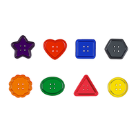 Jouets éducatifs en acrylique découpés au laser sur mesure, aides pédagogiques Montessori, formes en PMMA translucides colorées pour table lumineuse et jeu sensoriel