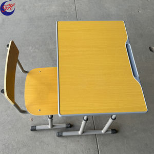 ルーマニアの学校家具、生徒用金属製机椅子セット、教室用机椅子 - Product Image 6