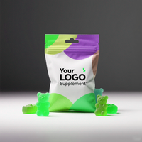 Suppléments Gros Gommes Fruitées Ours Bonbons Faible Teneur En Sucre 3 g Faible En Calories Sans Alcool De Sucre