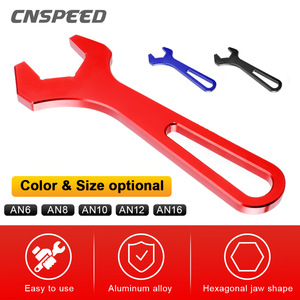 Aluminum Alloy Wrench AN4 AN10 Non Adjustable For Car Oil Cooler Pipe Connector Repair <b>Tool</b> Red Blue Black - Product Image 5