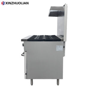 Kompor Gas Komersial ETL 6 Tungku Oven Standar XZL-B36 36 American 210.000 BTU Baja Tahan Karat Mudah Dibersihkan Mudah Dipasang 1 - Product Image 4